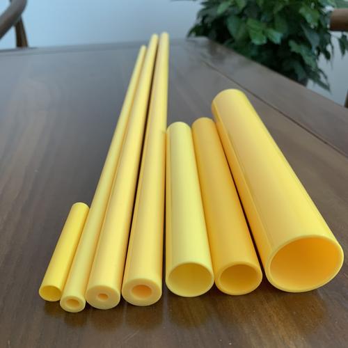 黄色abs塑料管 彩色胶管 玩具套管 高质量 口径颜色长度均可定制